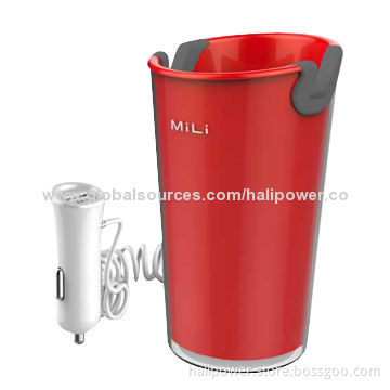 World Cup 4 Output Car Charger with 5V DC/2.4A Output, 84.8*145.8*84.8mm Size